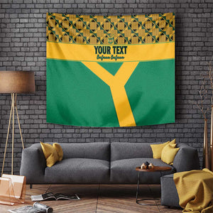 South Africa Soccer Custom Tapestry Bafana Bafana
