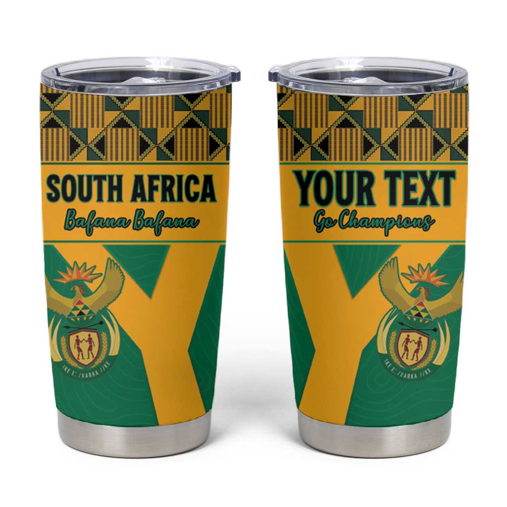 South Africa Soccer Custom Tumbler Cup Bafana Bafana