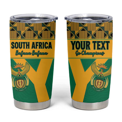 South Africa Soccer Custom Tumbler Cup Bafana Bafana