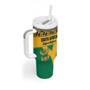 South Africa Soccer Custom Tumbler With Handle Bafana Bafana