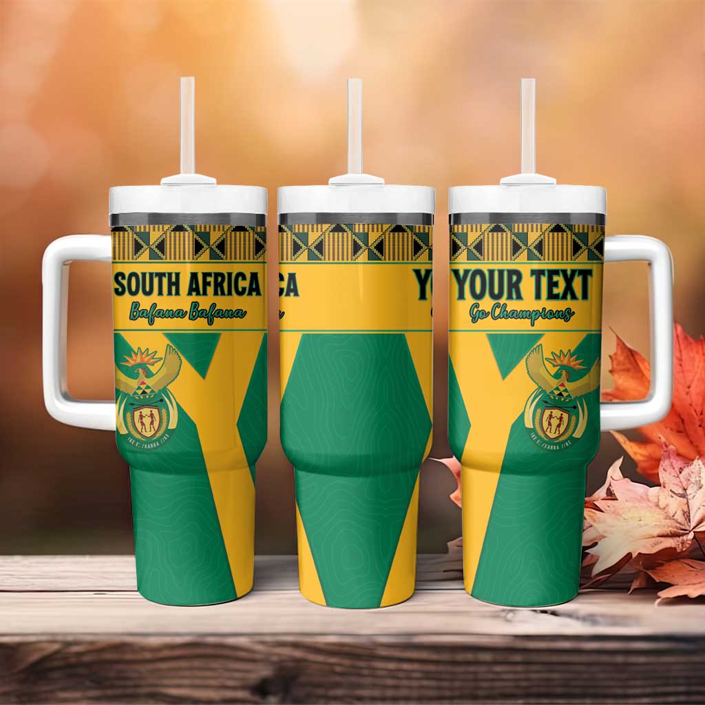 South Africa Soccer Custom Tumbler With Handle Bafana Bafana