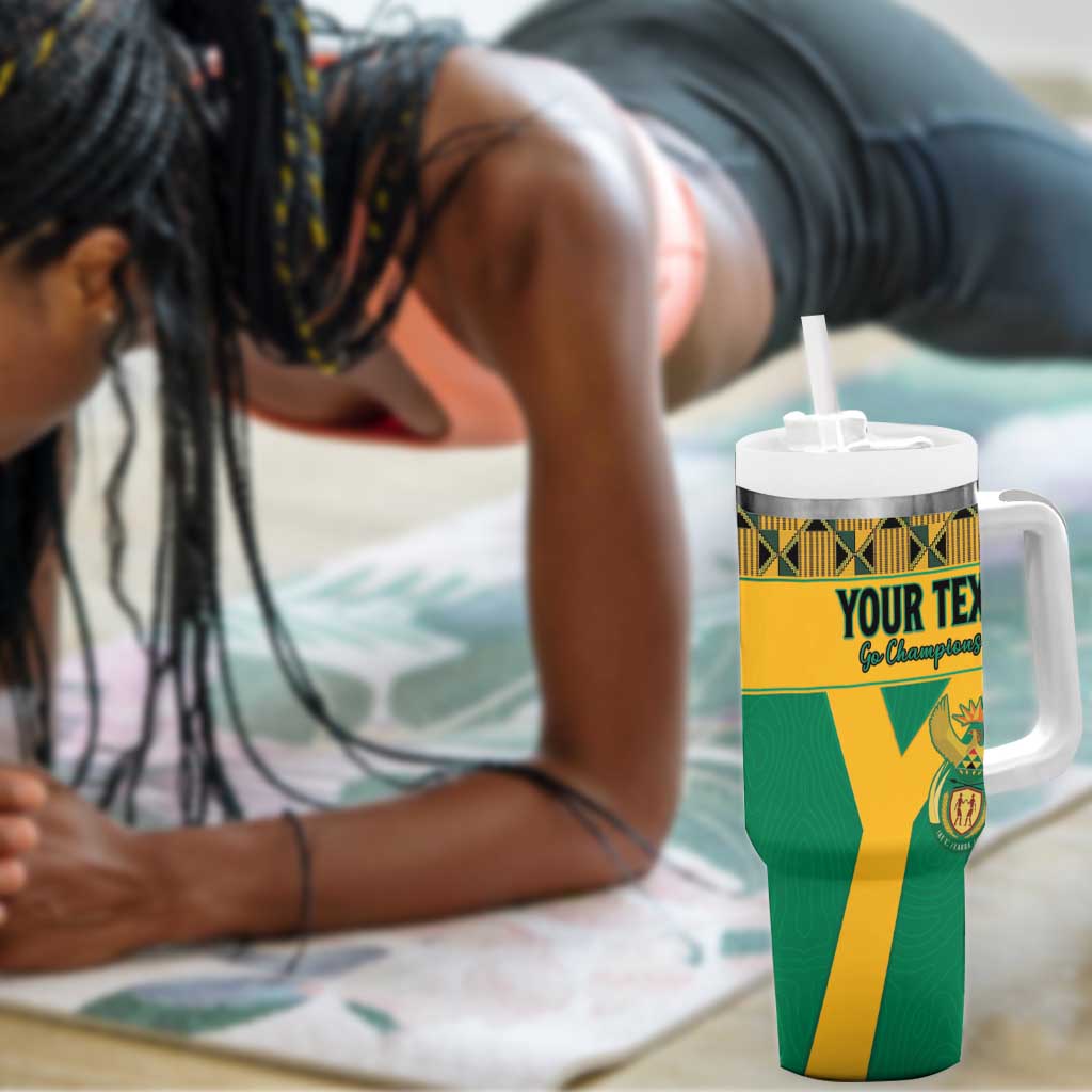 South Africa Soccer Custom Tumbler With Handle Bafana Bafana