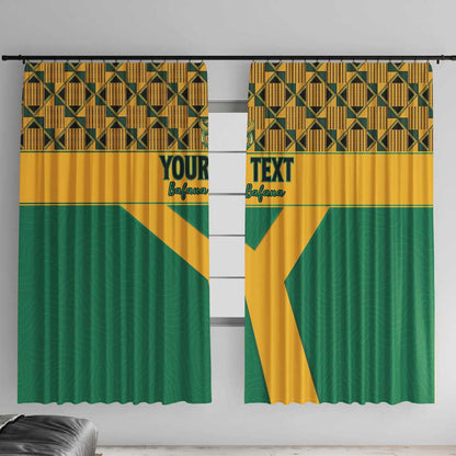 South Africa Soccer Custom Window Curtain Bafana Bafana