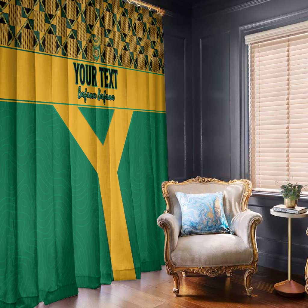 South Africa Soccer Custom Window Curtain Bafana Bafana