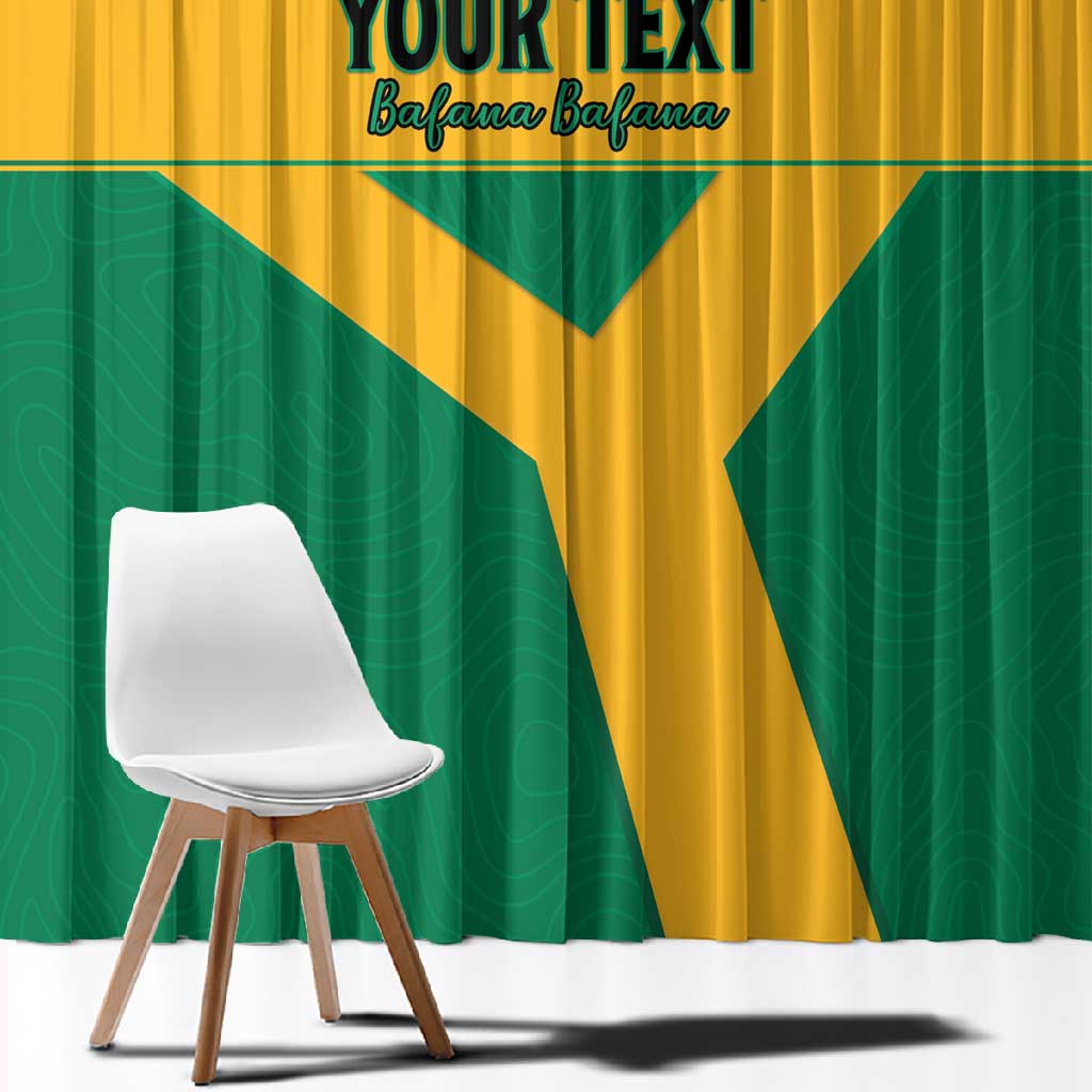 South Africa Soccer Custom Window Curtain Bafana Bafana