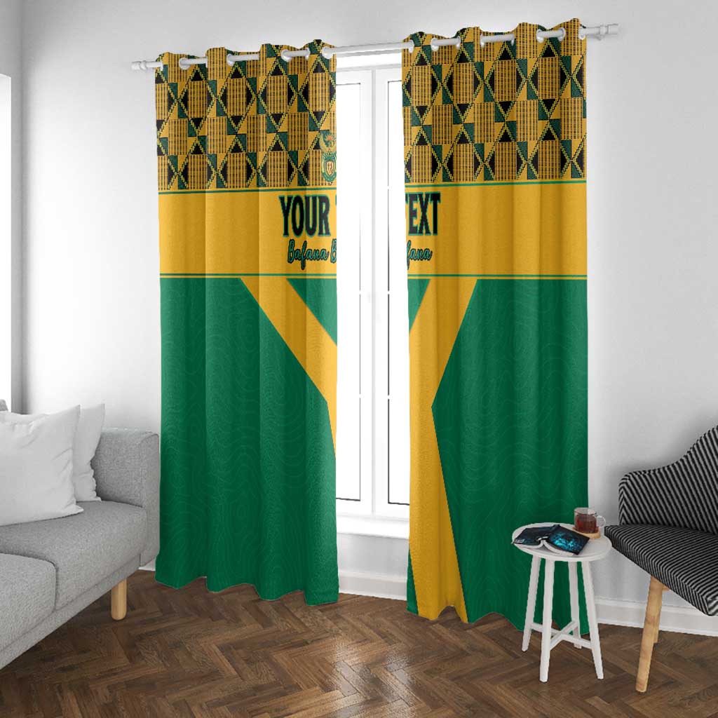 South Africa Soccer Custom Window Curtain Bafana Bafana