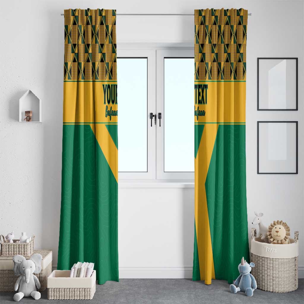 South Africa Soccer Custom Window Curtain Bafana Bafana
