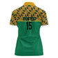 South Africa Soccer Custom Women Polo Shirt Bafana Bafana