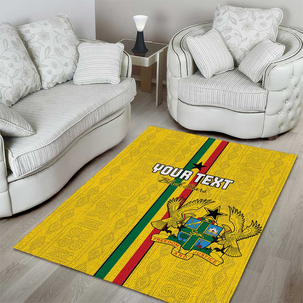 Custom Ghana Football Area Rug We Are Champions