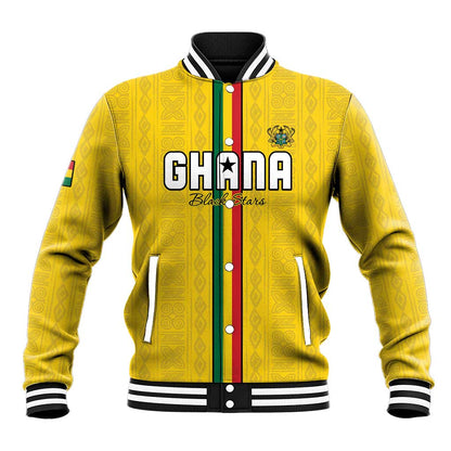 Custom Ghana Football Baseball Jacket We Are Champions