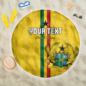 Custom Ghana Football Beach Blanket We Are Champions