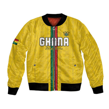 Custom Ghana Football Bomber Jacket We Are Champions