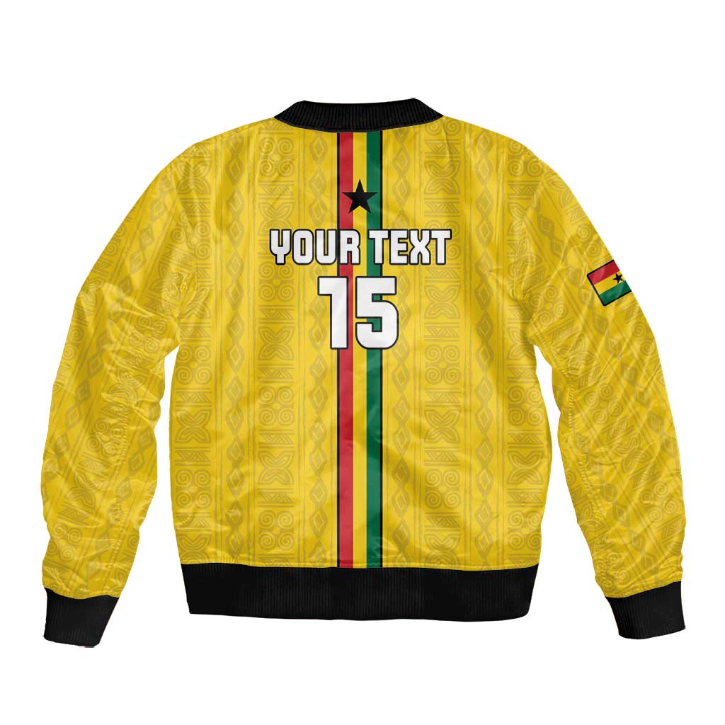 Custom Ghana Football Bomber Jacket We Are Champions