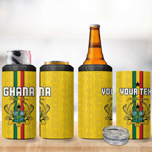 Custom Ghana Football 4 in 1 Can Cooler Tumbler We Are Champions