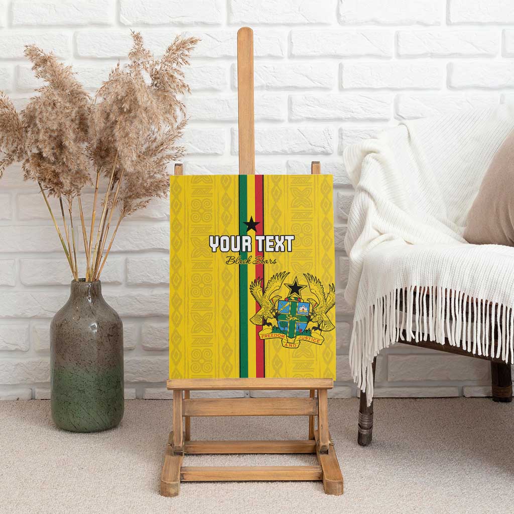 Custom Ghana Football Canvas Wall Art We Are Champions