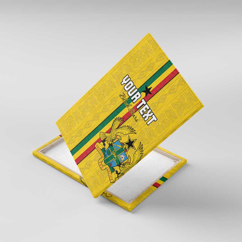Custom Ghana Football Canvas Wall Art We Are Champions