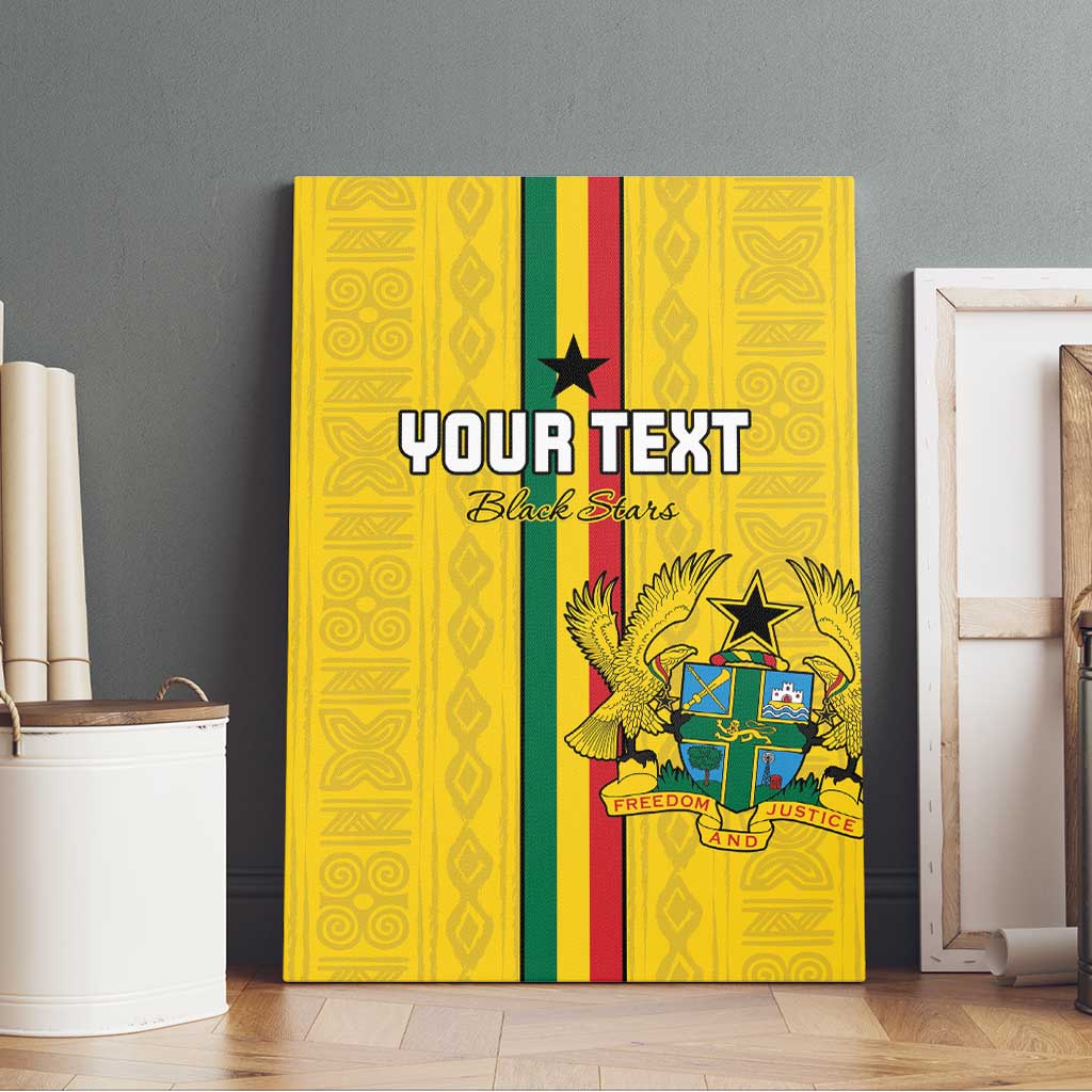 Custom Ghana Football Canvas Wall Art We Are Champions