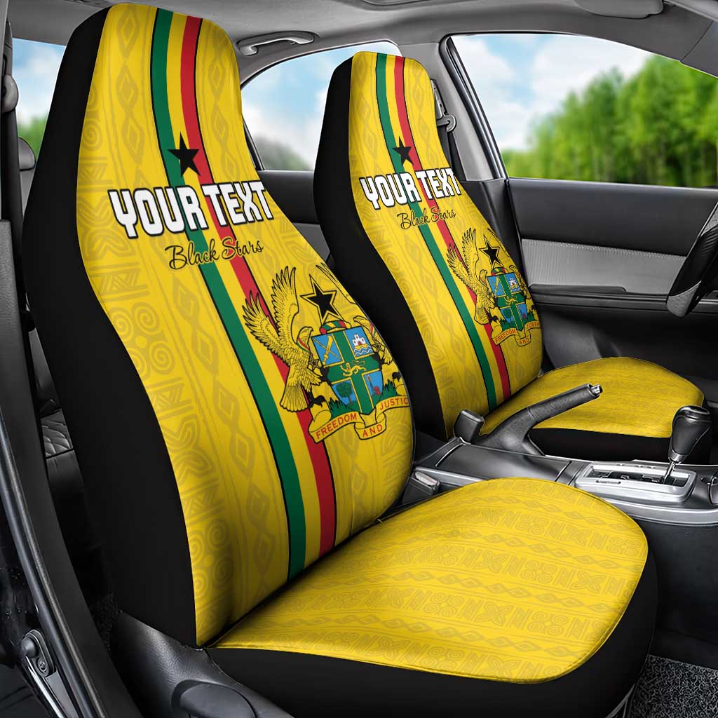 Custom Ghana Football Car Seat Cover We Are Champions