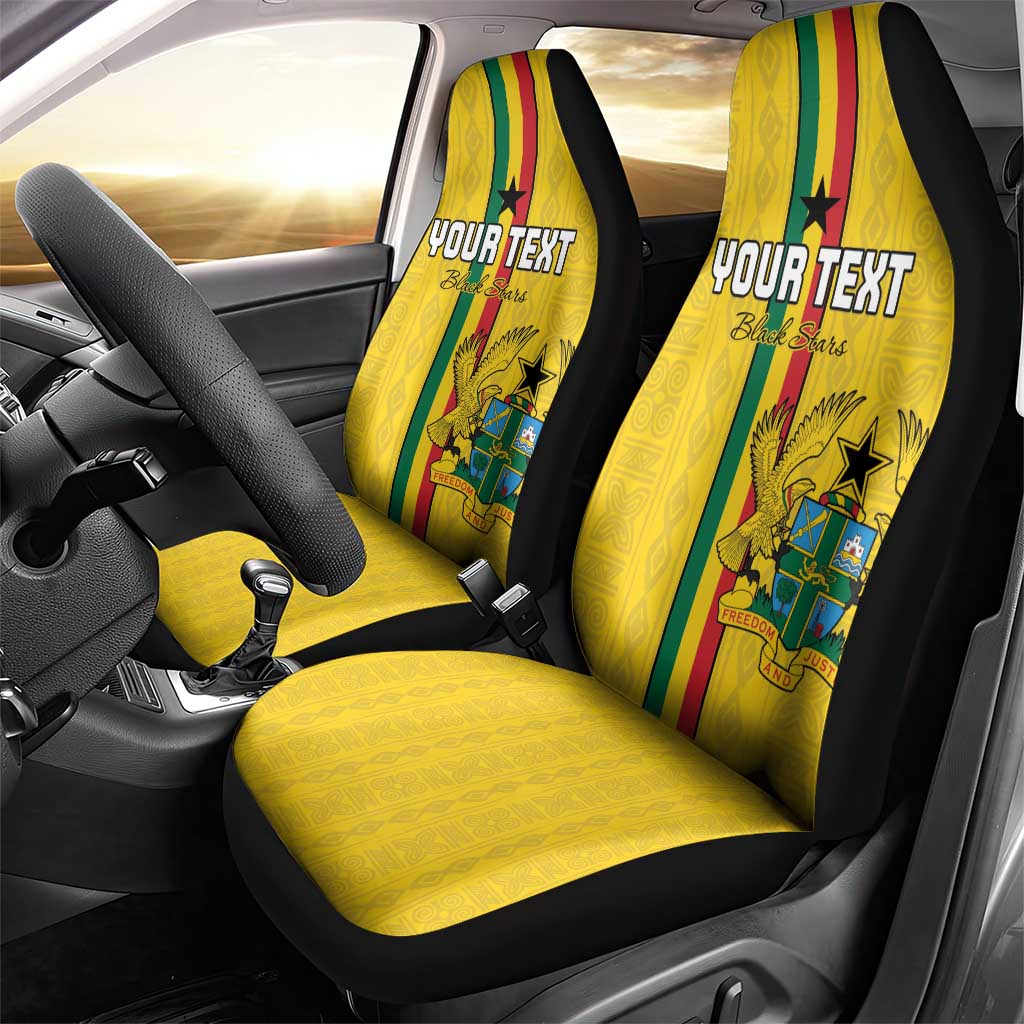 Custom Ghana Football Car Seat Cover We Are Champions