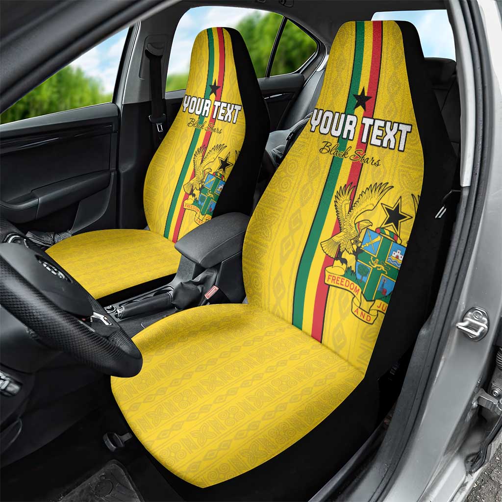 Custom Ghana Football Car Seat Cover We Are Champions