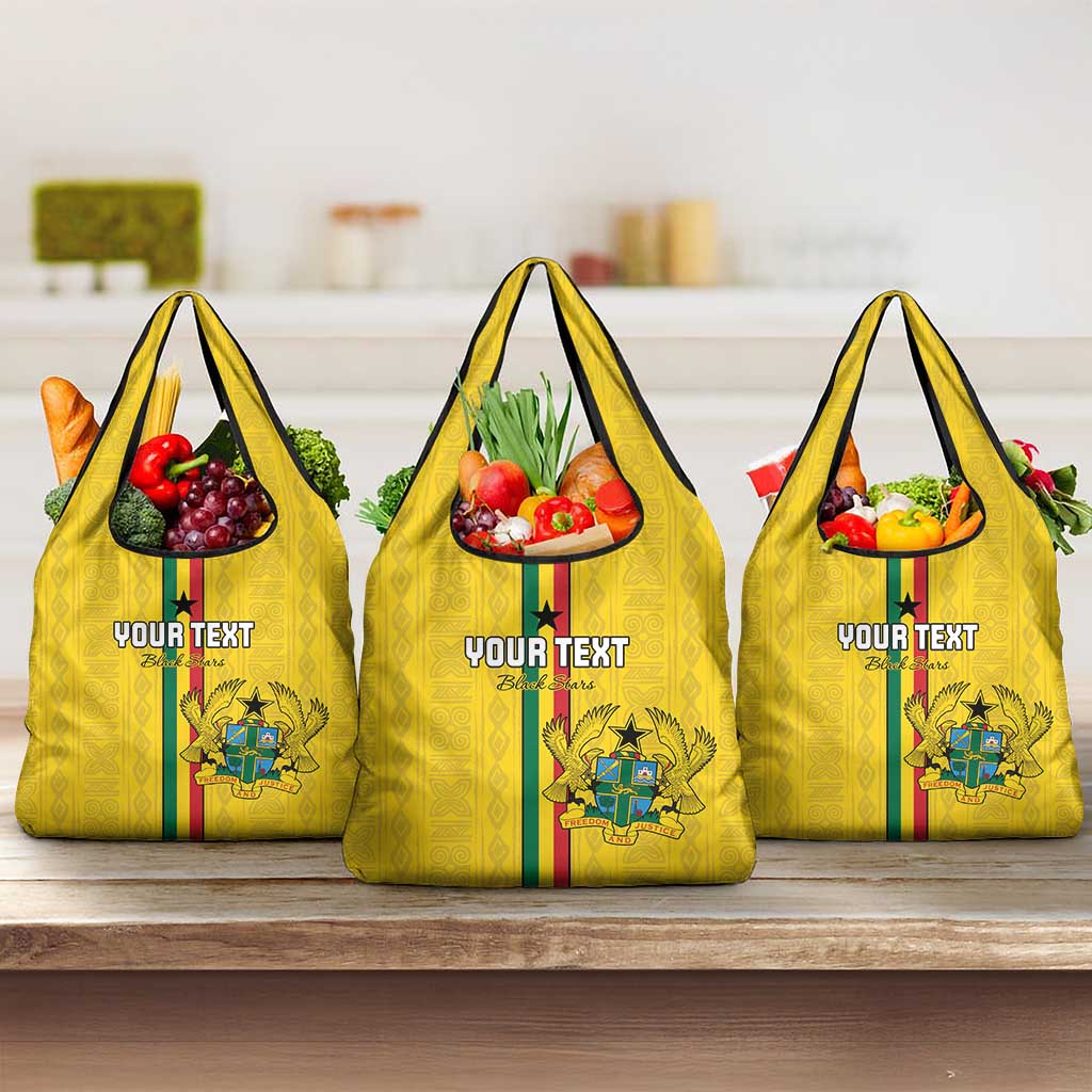 Custom Ghana Football Grocery Bag We Are Champions