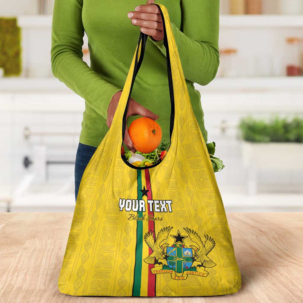 Custom Ghana Football Grocery Bag We Are Champions