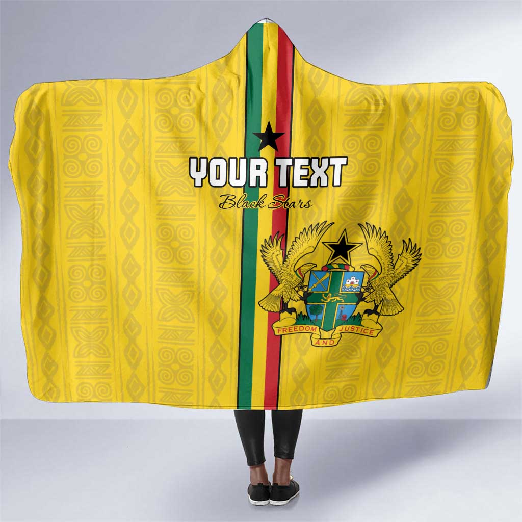 Custom Ghana Football Hooded Blanket We Are Champions