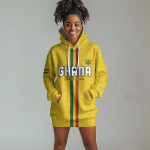 Custom Ghana Football Hoodie Dress We Are Champions