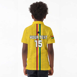 Custom Ghana Football Kid Polo Shirt We Are Champions