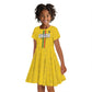 Custom Ghana Football Kid Short Sleeve Dress We Are Champions
