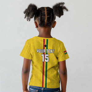 Custom Ghana Football Kid T shirt We Are Champions
