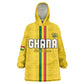 Custom Ghana Football Kid Wearable Blanket Hoodie We Are Champions