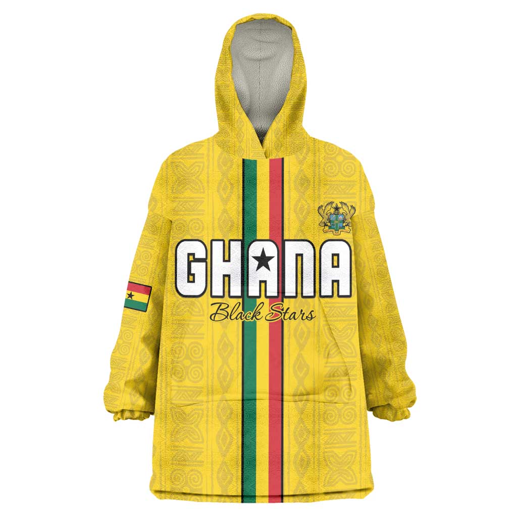 Custom Ghana Football Kid Wearable Blanket Hoodie We Are Champions