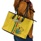 Custom Ghana Football Leather Tote Bag We Are Champions