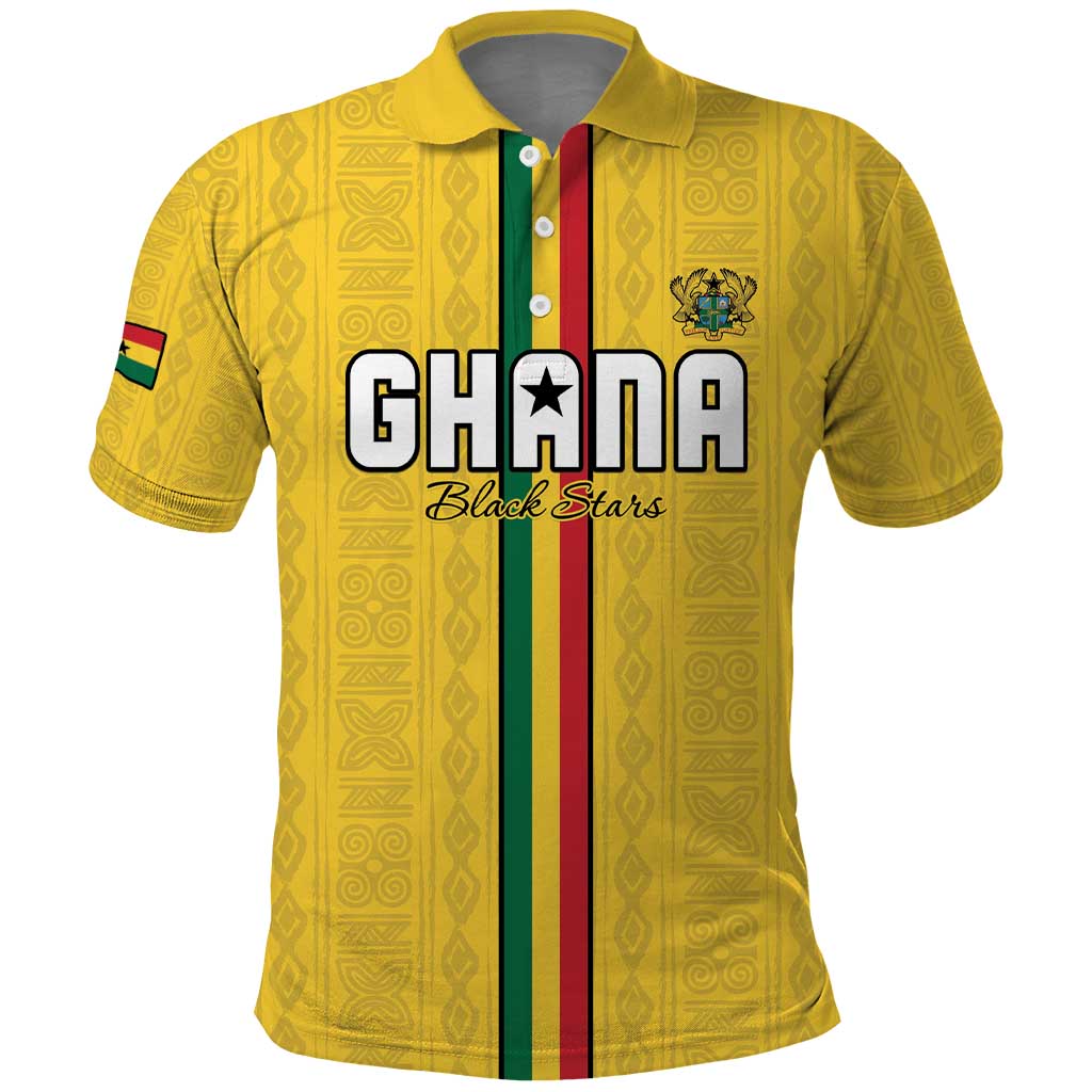 Custom Ghana Football Polo Shirt We Are Champions