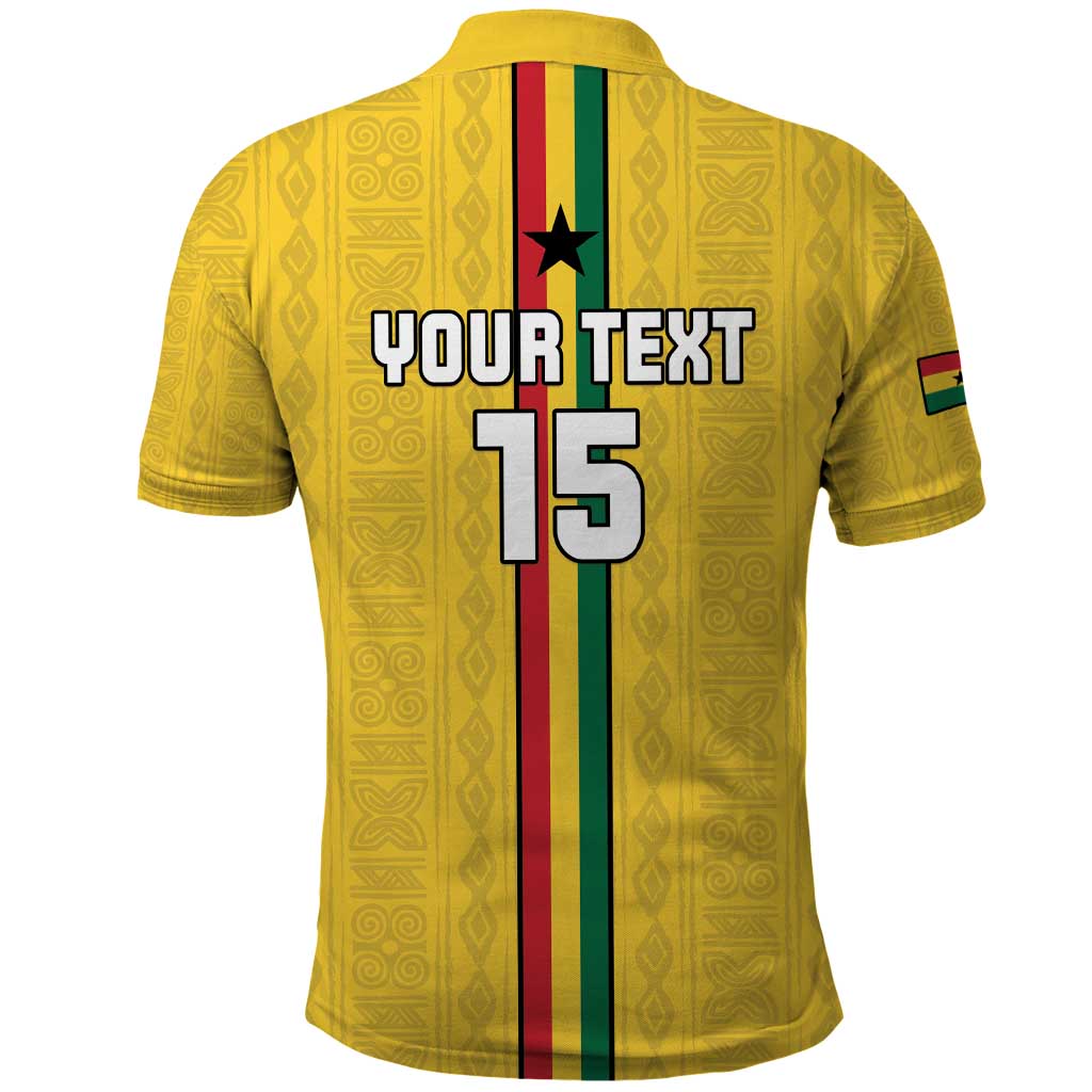 Custom Ghana Football Polo Shirt We Are Champions