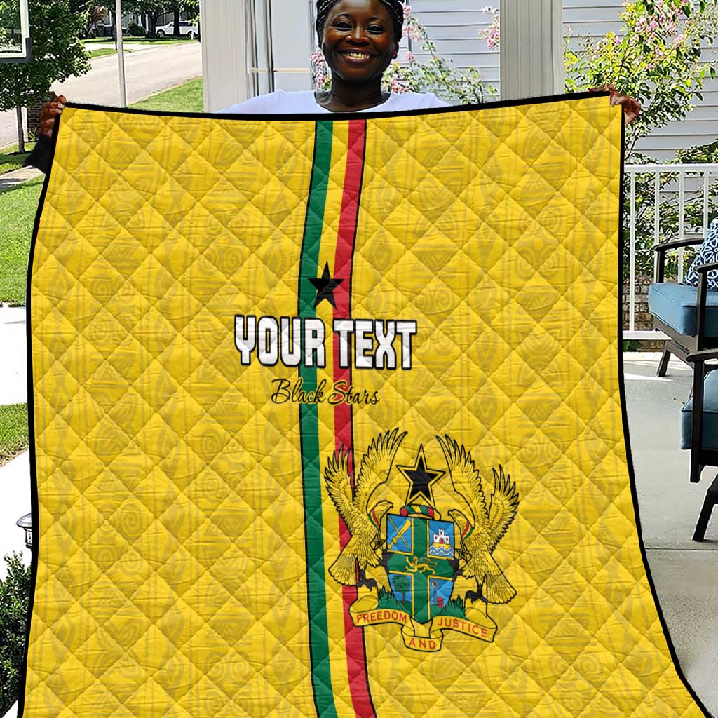 Custom Ghana Football Quilt We Are Champions