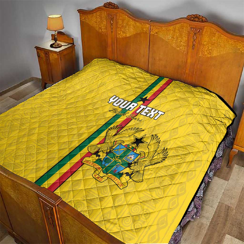Custom Ghana Football Quilt We Are Champions