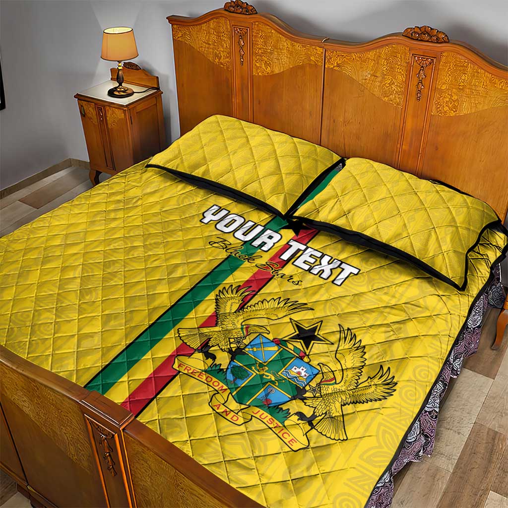 Custom Ghana Football Quilt Bed Set We Are Champions