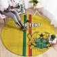 Custom Ghana Football Round Carpet We Are Champions