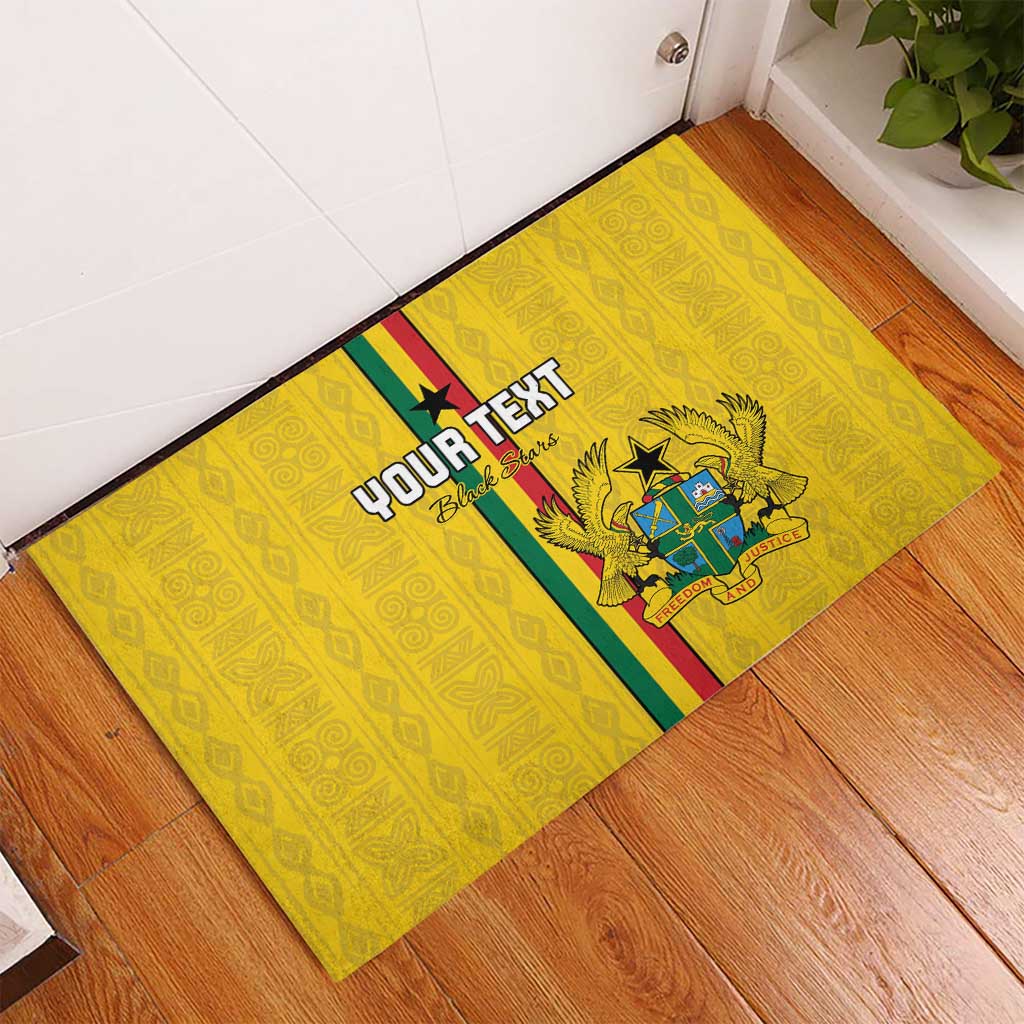 Custom Ghana Football Rubber Doormat We Are Champions