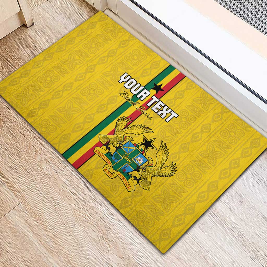 Custom Ghana Football Rubber Doormat We Are Champions