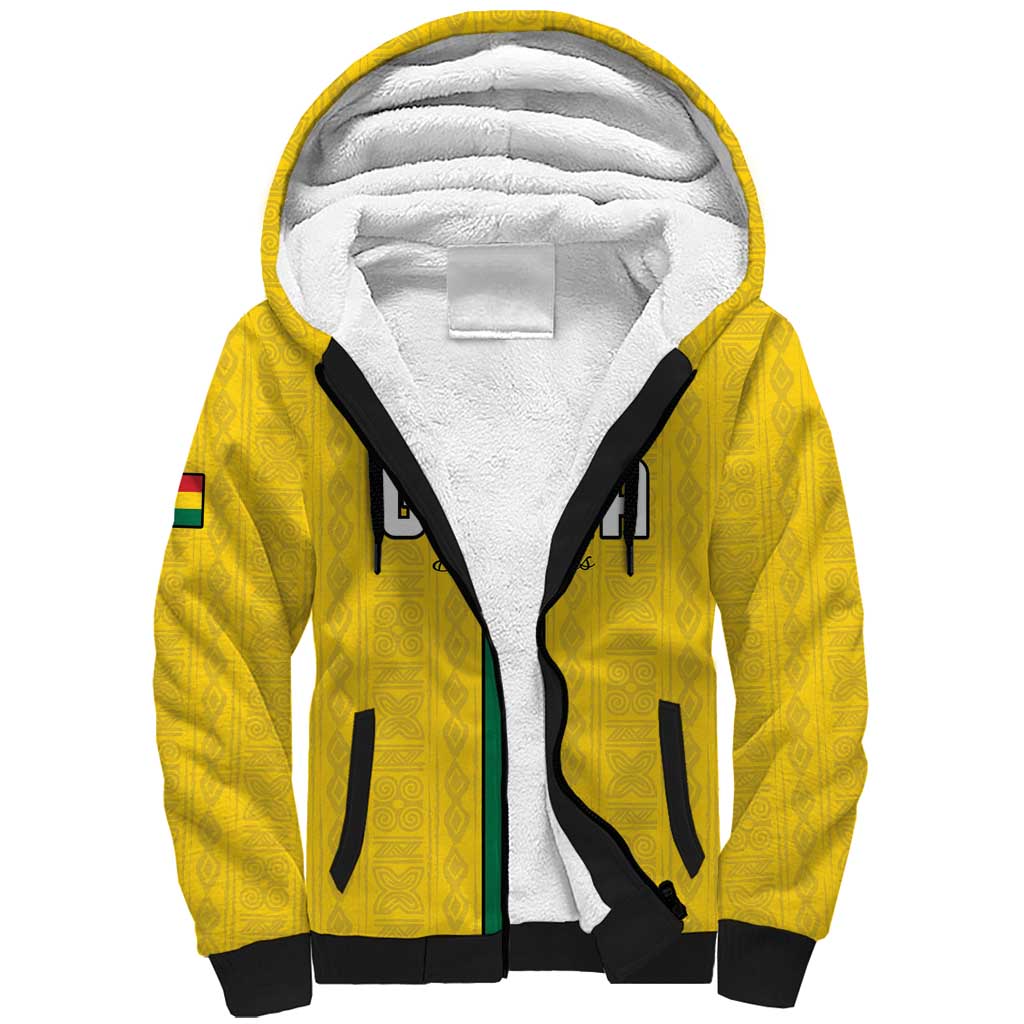 Custom Ghana Football Sherpa Hoodie We Are Champions