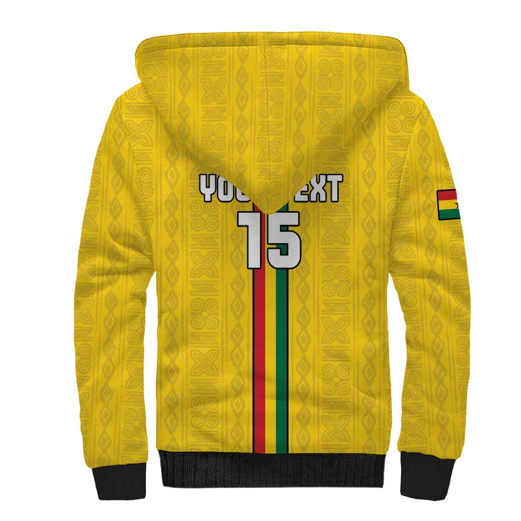 Custom Ghana Football Sherpa Hoodie We Are Champions
