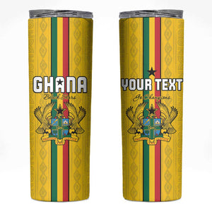Custom Ghana Football Skinny Tumbler We Are Champions