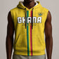 Custom Ghana Football Sleeveless Hoodie We Are Champions - African Pride
