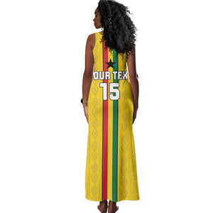 Custom Ghana Football Tank Maxi Dress We Are Champions