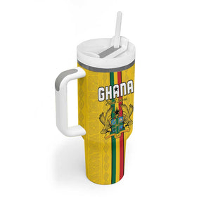 Custom Ghana Football Tumbler With Handle We Are Champions