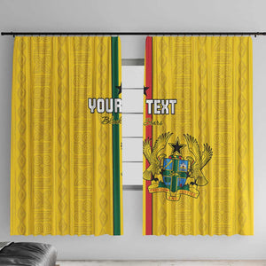Custom Ghana Football Window Curtain We Are Champions