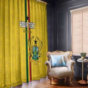 Custom Ghana Football Window Curtain We Are Champions